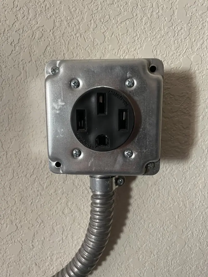 NEMA 14-50 outlet installed for Smart Home Electrical in Landover