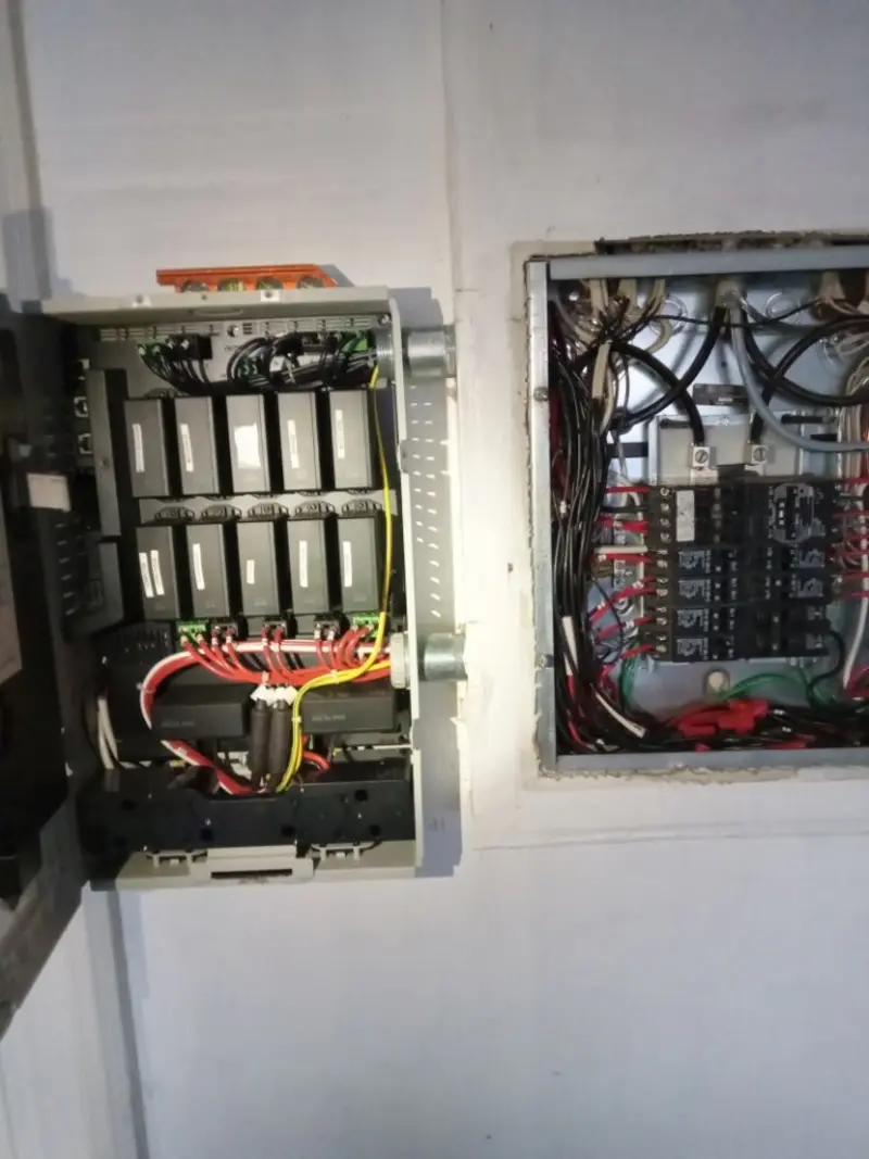 Electrical panel upgrade completed for Security Camera Wiring in Landover
